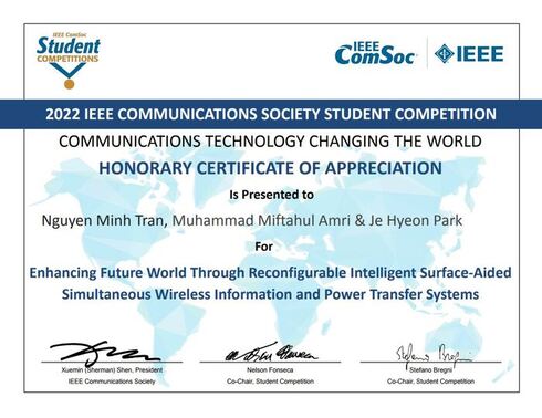 IEEE Comsoc Student Competition 2022